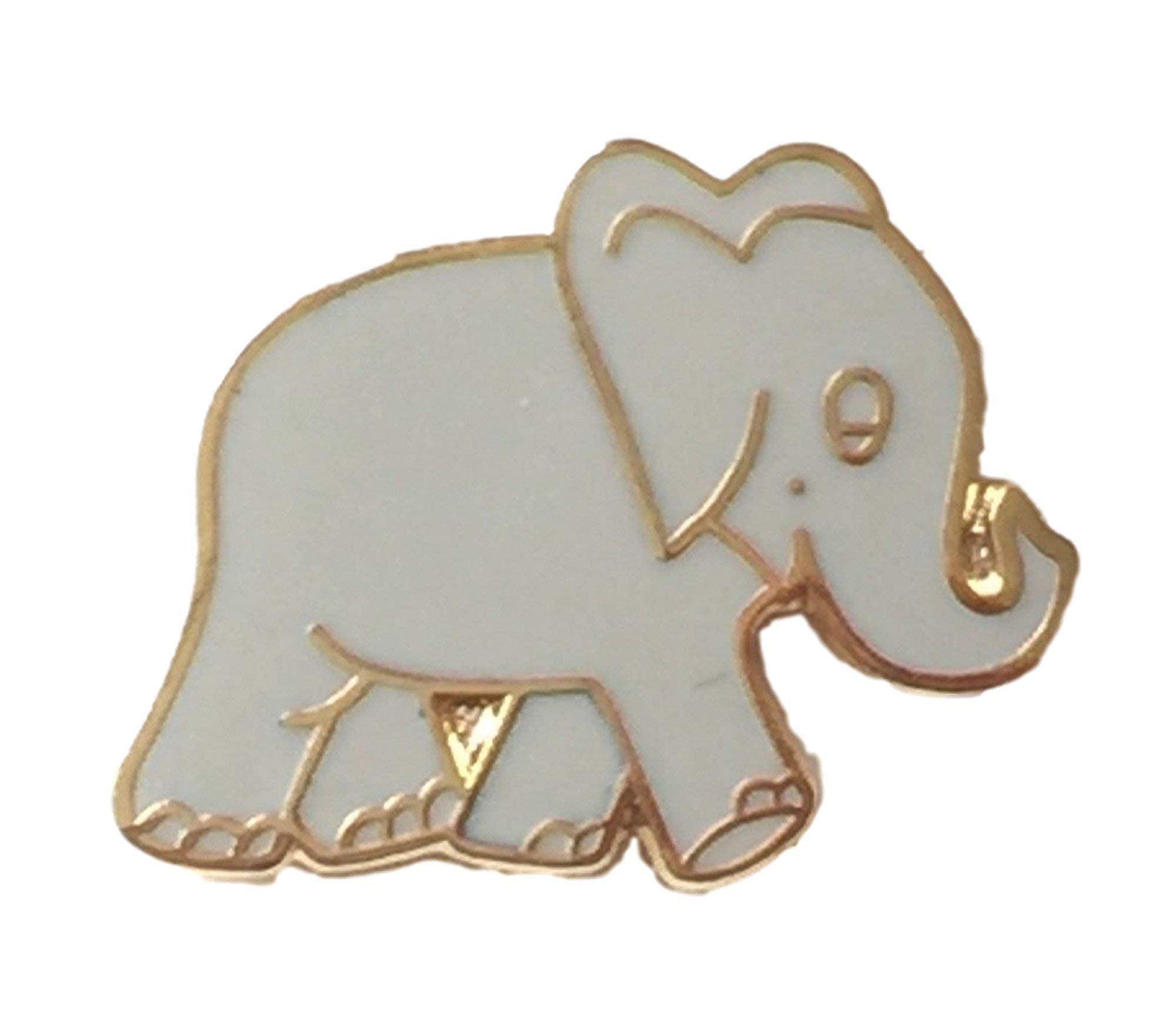 Smartbadge® Elephant Grey Hard Quality enamel lapel pin badge