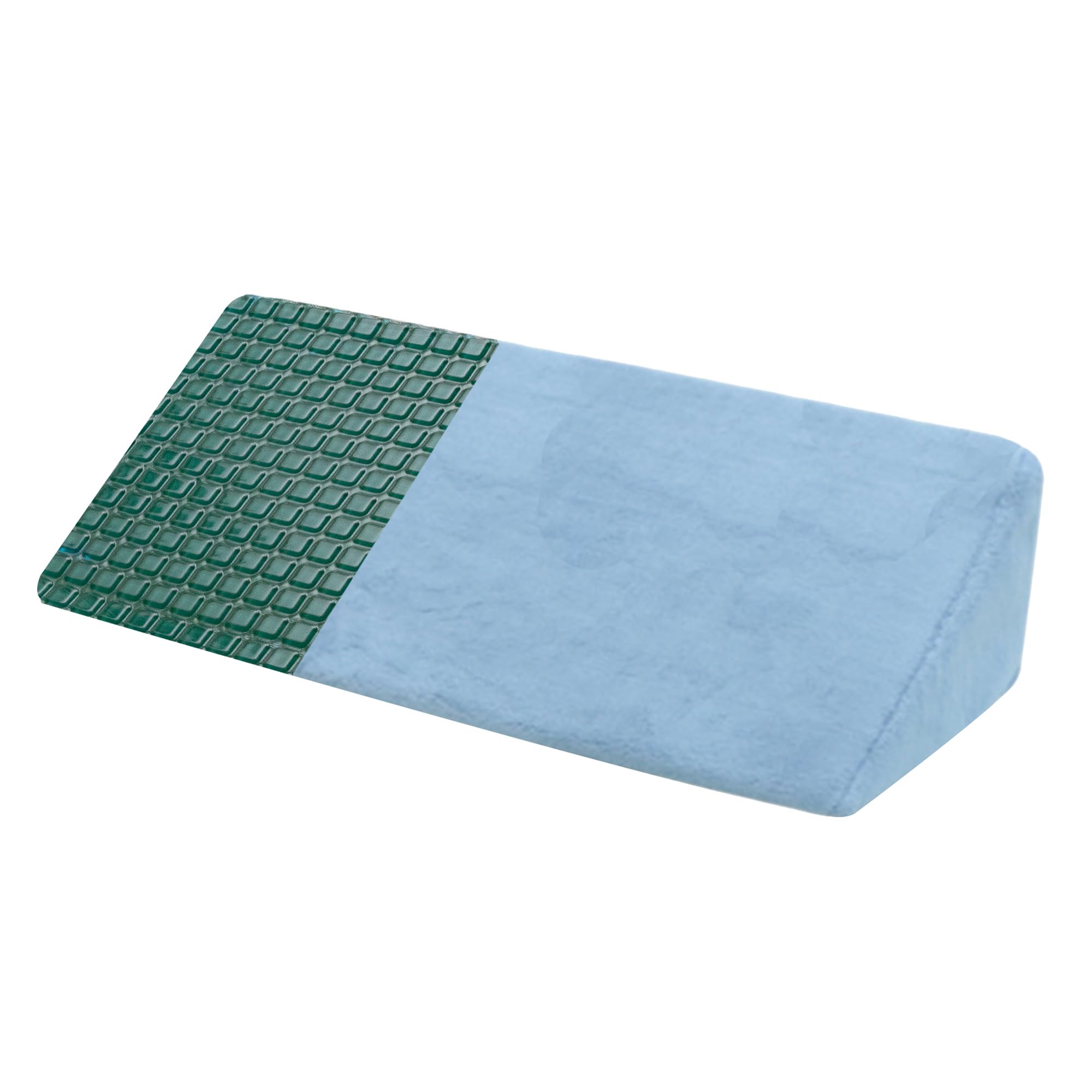 SINUOLIN Wedge Pillow for Sleeping, Memory Foam Bed Wedge Hip Pillows for Side Sleepers, Triangle Pillow Relieve Bedsore/Back Pain/Edema Relief,Leg Elevation Pillow for Postoperative?Gray 25