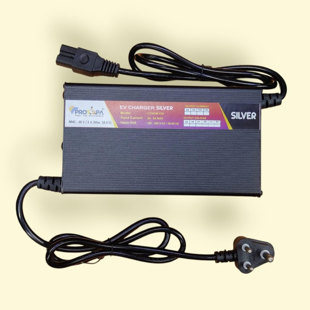 Lithium Ion Battery Charger for 48 Volt, Nominal Voltage : 51.8 V, Maximum Charginng Current : 6 Amps, Maximum Charging Voltage : 58.8 Volt, No. of Series = 14S-image-43