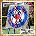EastPoint Original Axe Throwing Game Set – Steel Frame Target for Indoor and Outdoor Use
