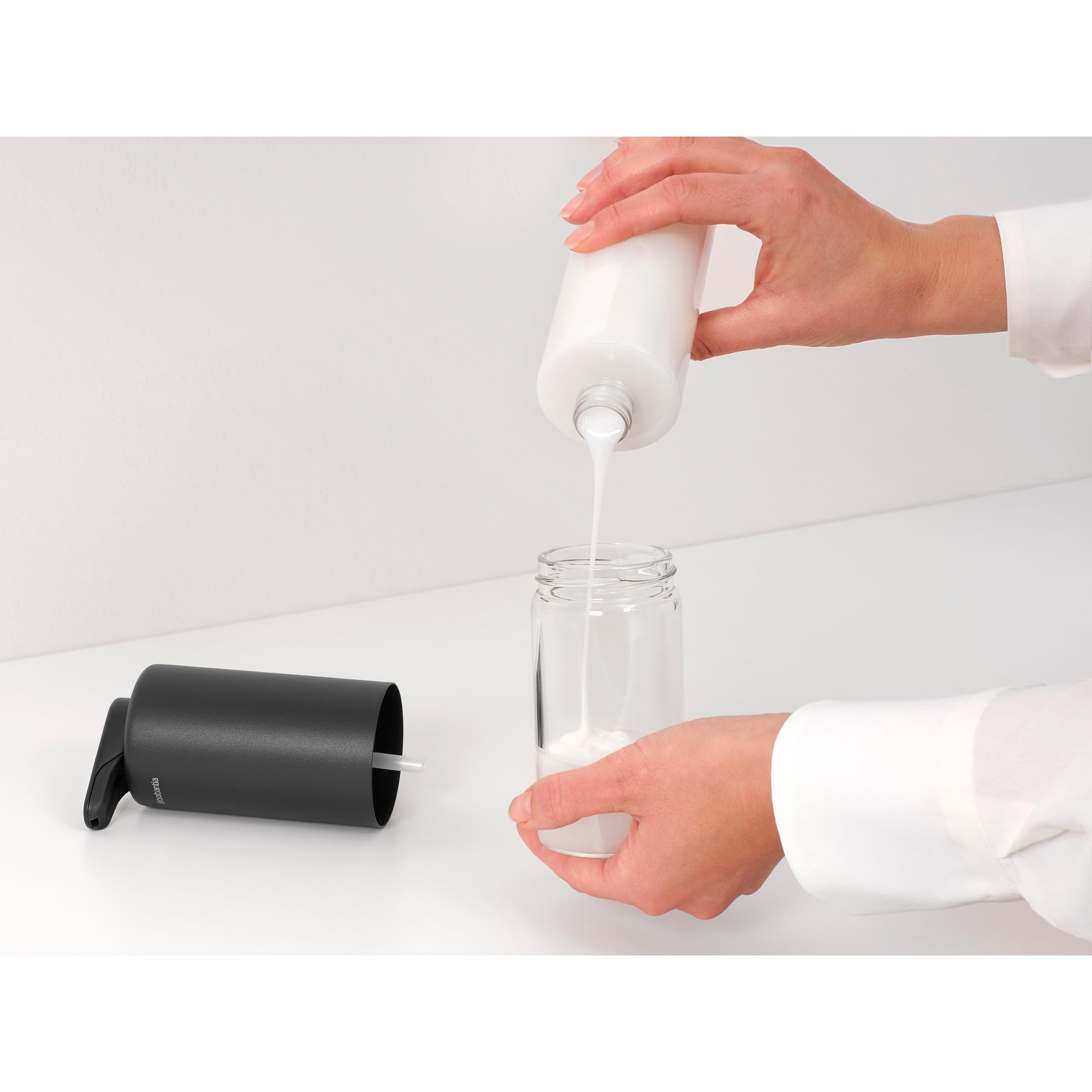 Brabantia SinkStyle Soap Dispenser, Stylish Pump Dispenser for Hand Soap and Washing Up Liquid, Organiser - Image 4