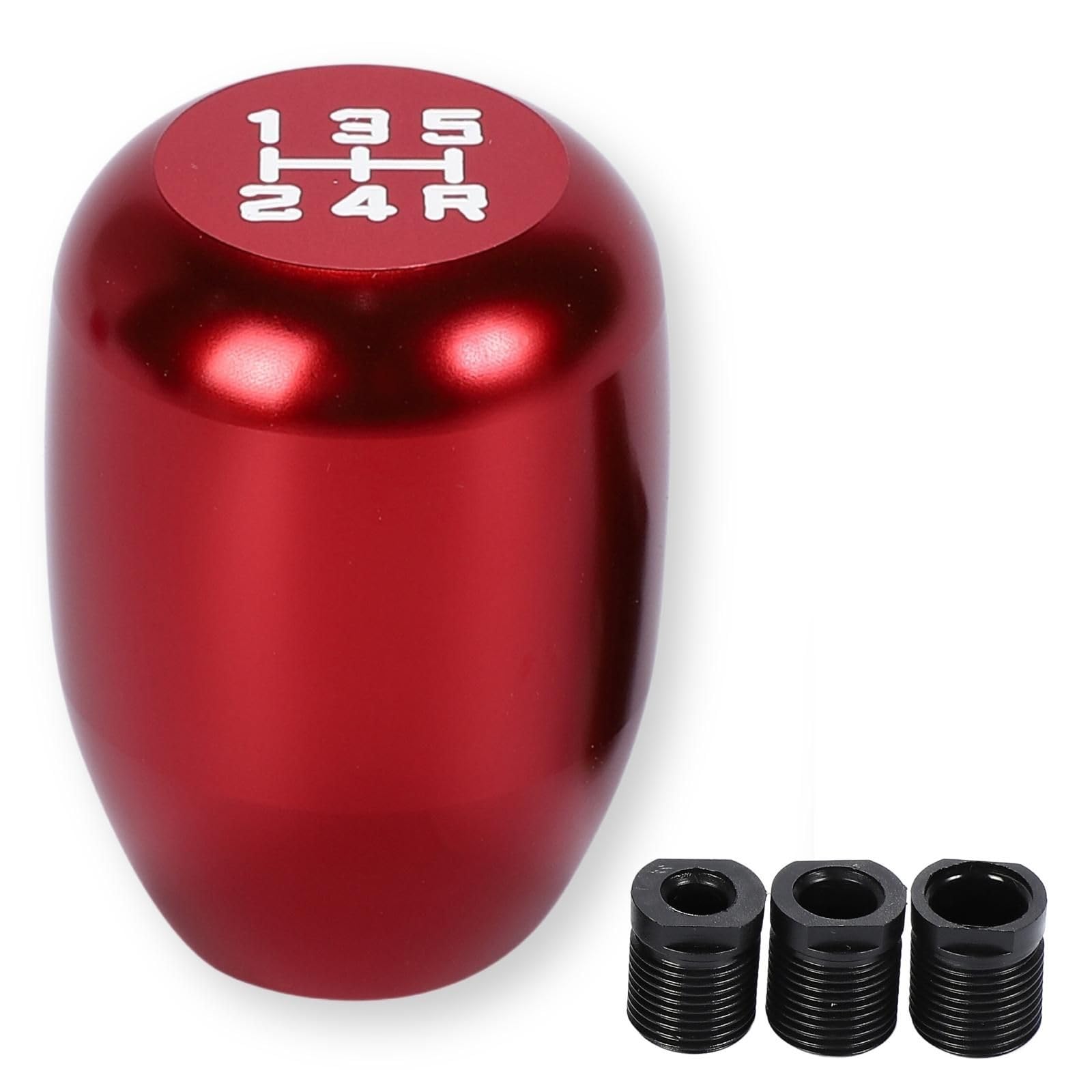 v50用紫赤 アルミ シフトノブ レッドアルマイト/パープルアルマイト/ブラック