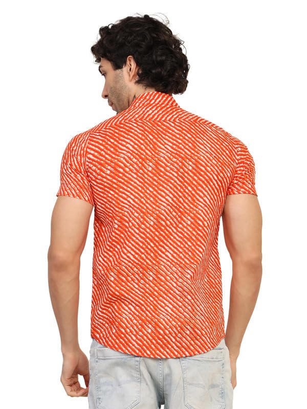 Image of KE KANHA EXPORTS Shirt for Men /Cotton Shirts for Men /Stylish Mens Casual Shirt /Men's Slim Fit Shirt & Regular Fit Shirt for All Occasions Western Beach Summer Shirt Style