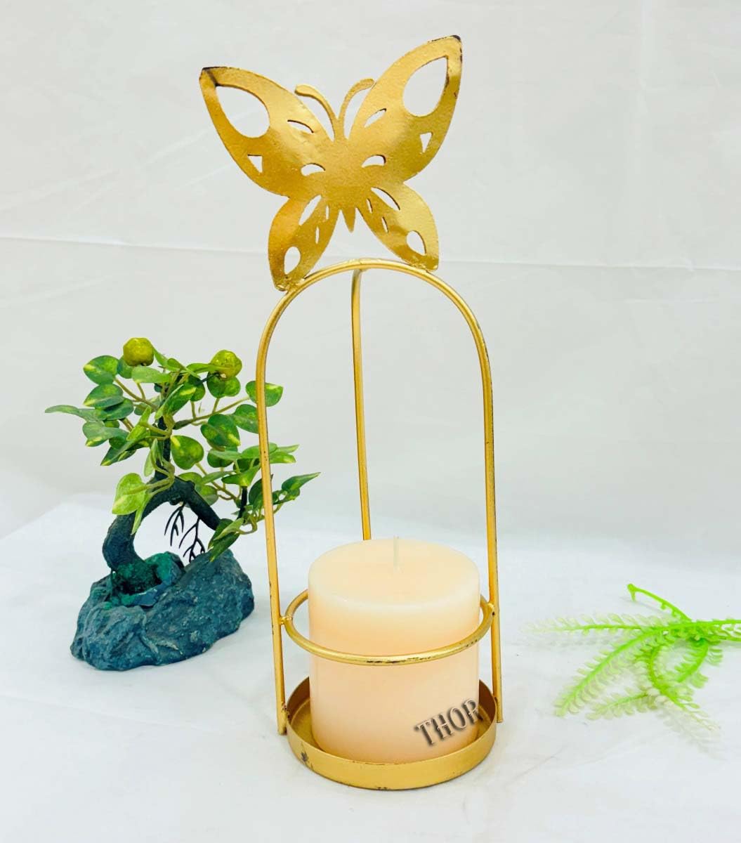 Butterfly Candle Light Holder Home Decorative Tea Light Holder Wedding Lighting Candles Table Top Decor Candlestick Holder Home Decor Candle