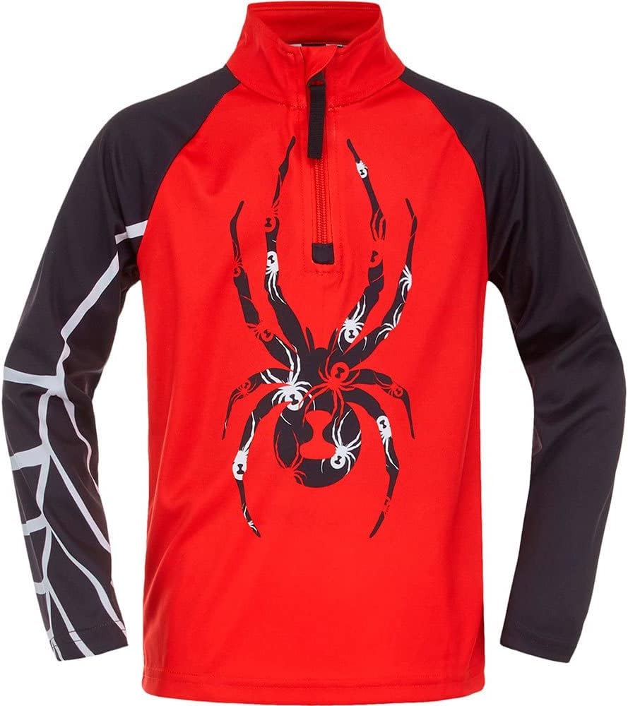 Spyder Boy's Bug Zip T-Neck (Toddler/Little Kids) Volcano 4 Little Kid