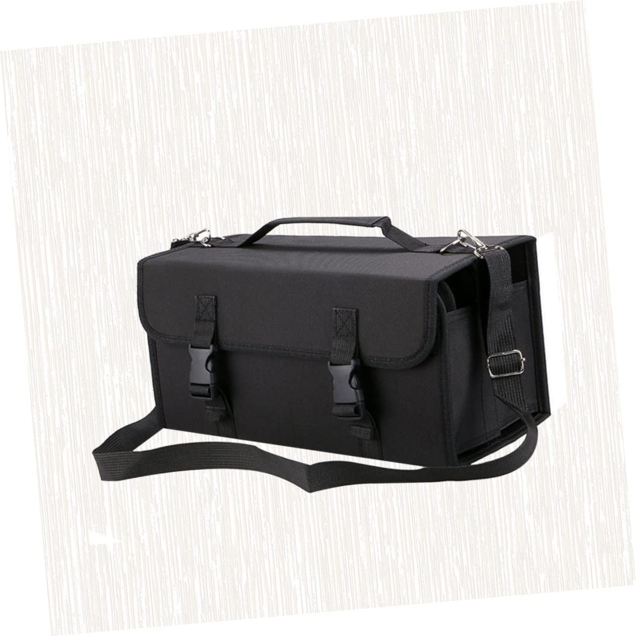 LALAFINA Borsa Porta Pennarelli con Cerniera Custodia Porta Penne da Scomparti Borsa Portaoggetti con Cerniera Portapenne con Tracolla