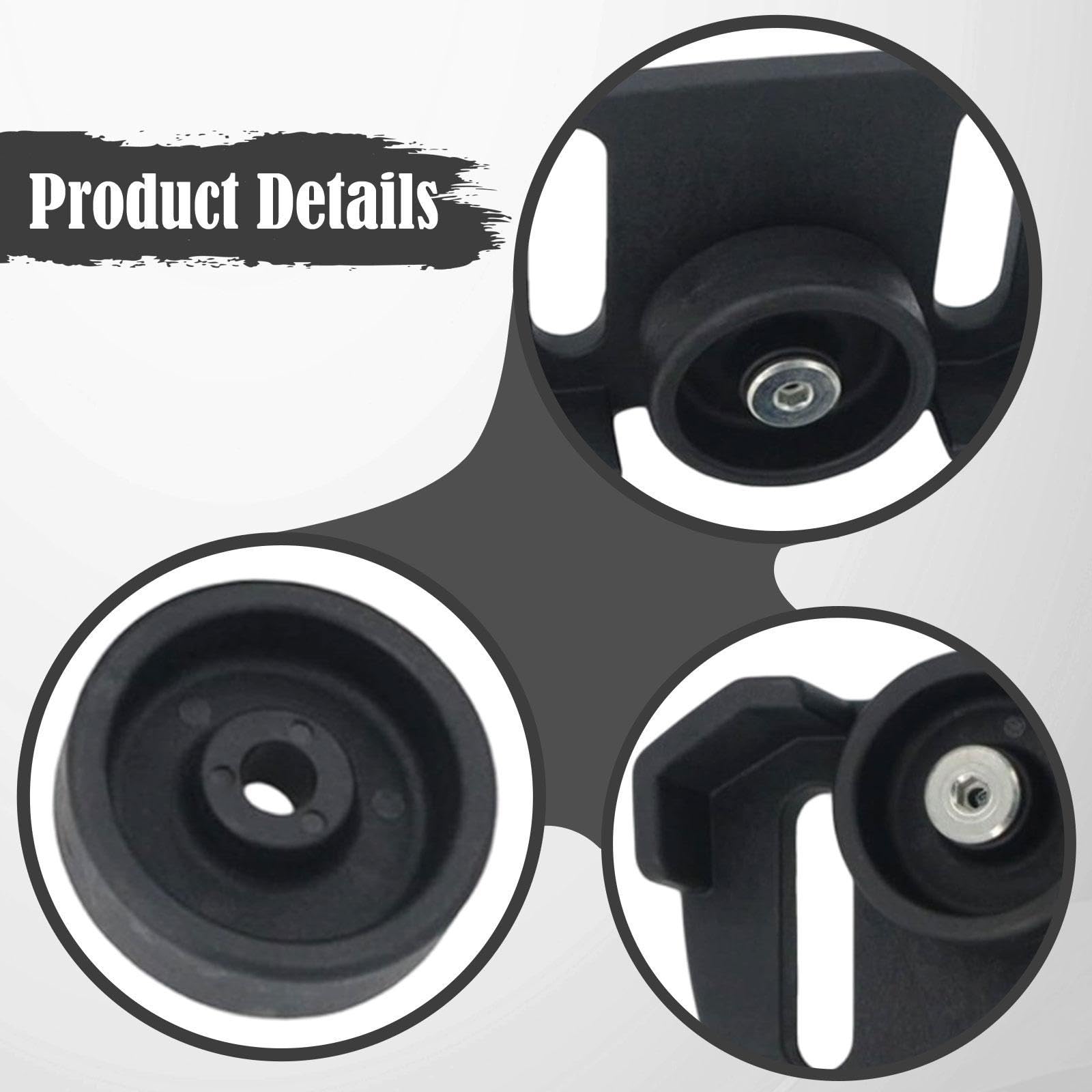 LOVIVER patins à roulettes pour souffleuse à neige, kit réparation patins, composant souffleuse à neige facile à installer 490-241-0038