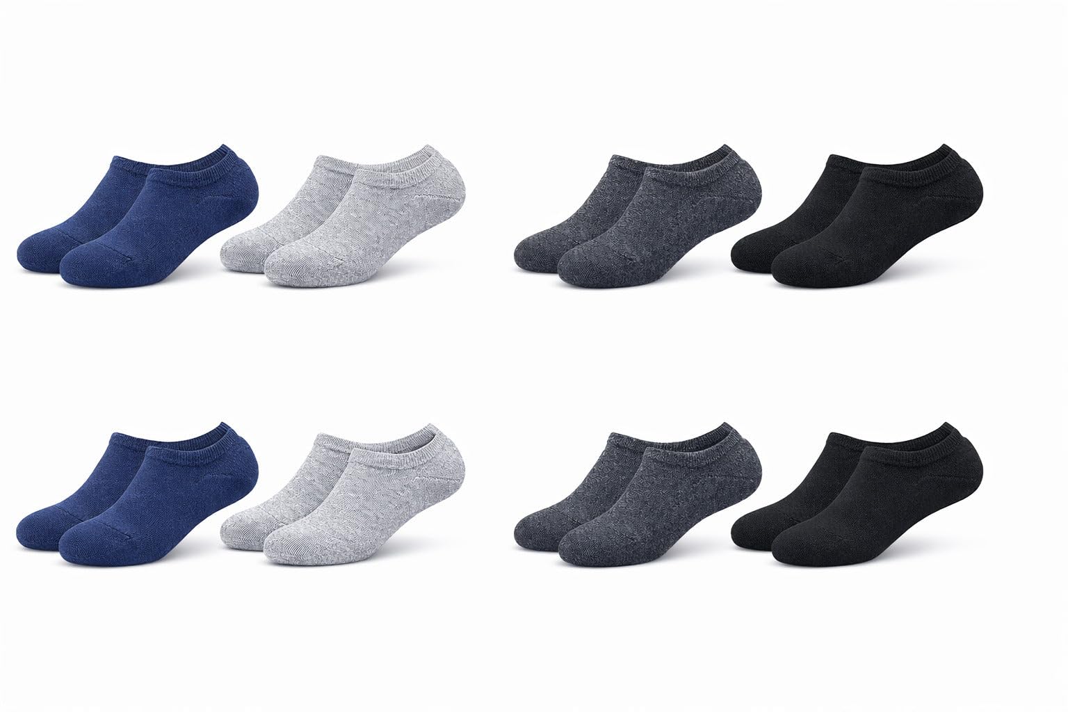 amazon brand - nora nico Men’s No Show Cotton Loafer Socks – Comfortable, Breathable, Anti-Slip Socks for Gym, Office & Casual Outfits-picture-26