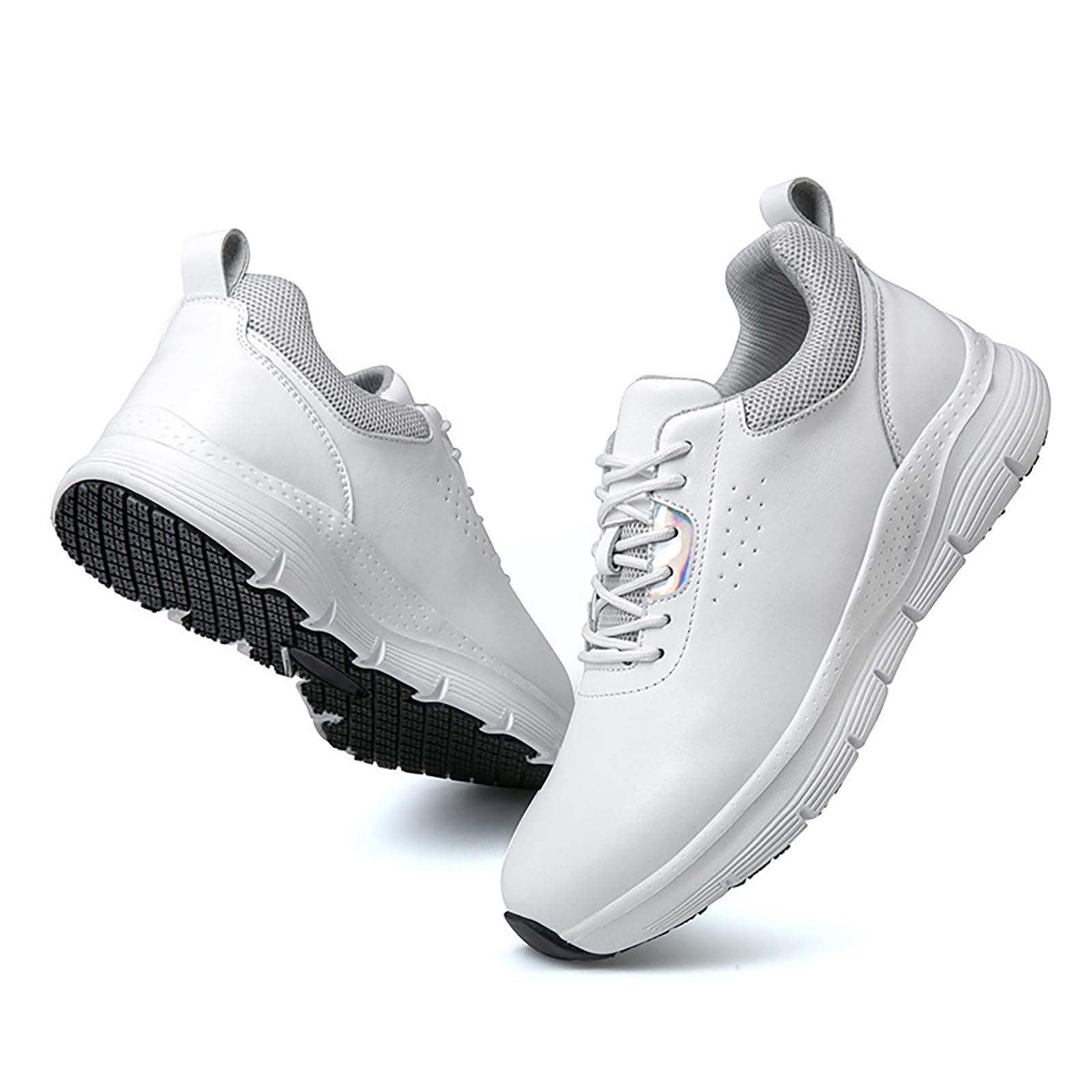 XYHAOAI Zapatos de Trabajo Ligeros y cómodos para Hombre y Mujer, Antideslizantes, Zapatos de Chef, Zapatillas de hostelerÃa y Cocina, hospitales y cuidados, Servicios y Limpieza