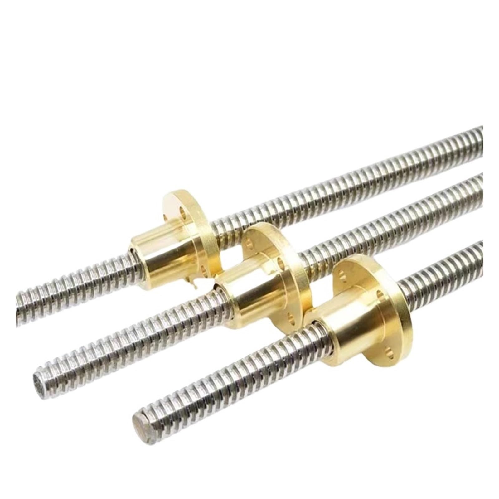 Metal Ball Screw nut T20 Lead Screw Linear Guide Lead 8mm Pitch 4mm Length 100mm to 1000mm with Brass Nut(950mm)