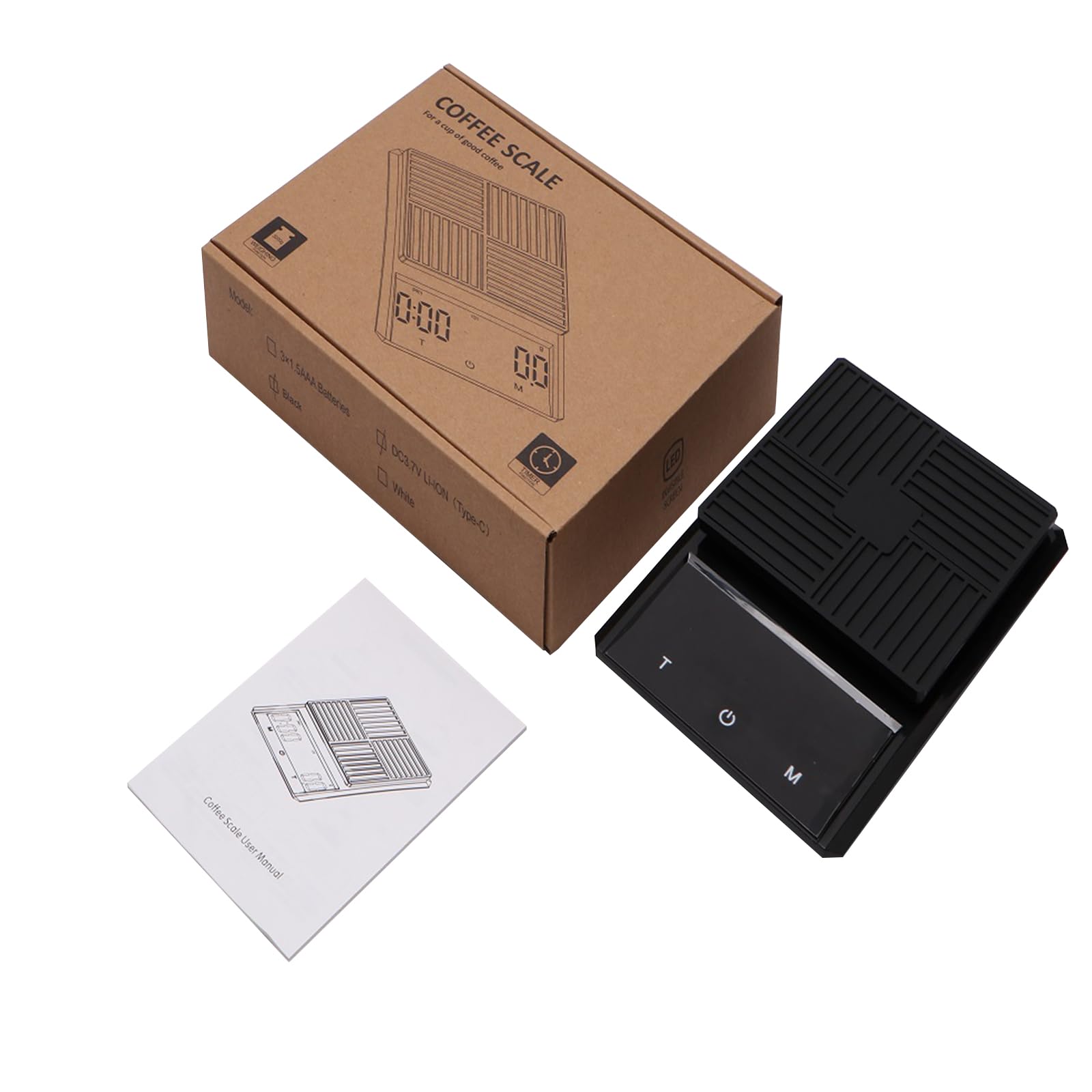 Mini Balance à Café Rechargeable Avec Minuteur 3kg 0,1g Électronique