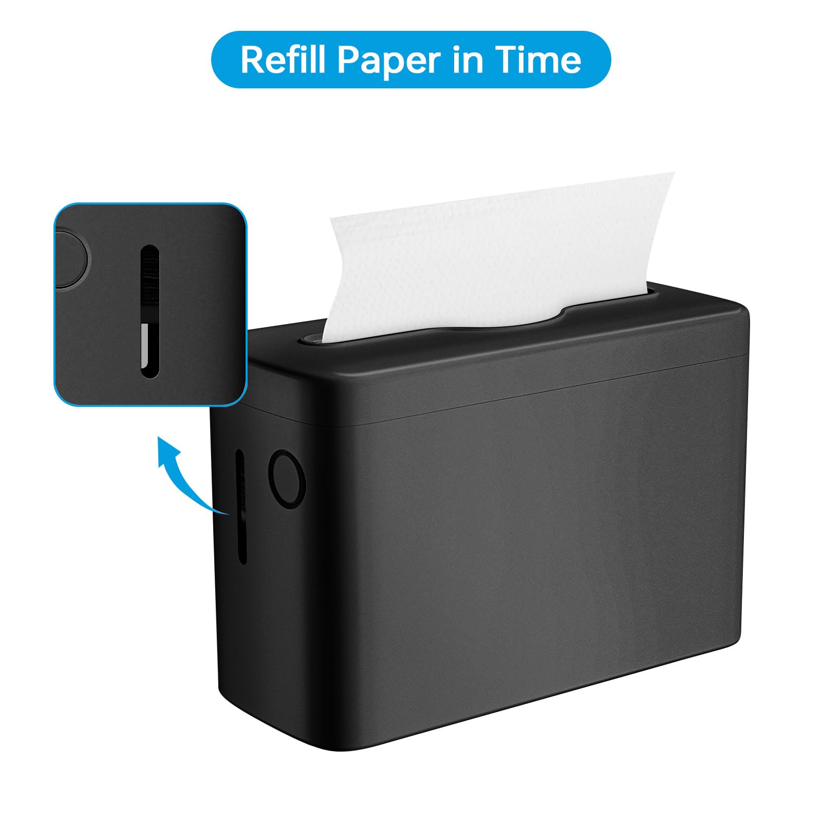 Dispensador de toallas de papel para encimera, dispensador comercial de toallas de papel multipliegue/triple pliegue/C y Z plegable, dispensador de toallas de mano para baño, dormitorio, cocina,
