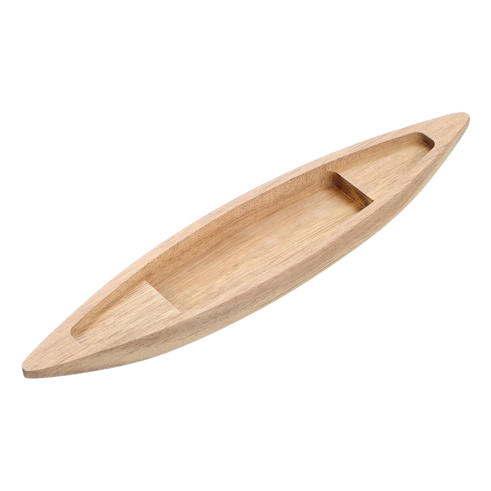 Healifty Unfinished Wooden Boat Model Ornament for DIY Projects Sturdy Desktop Decoration Create Unique Home Decor with Designs