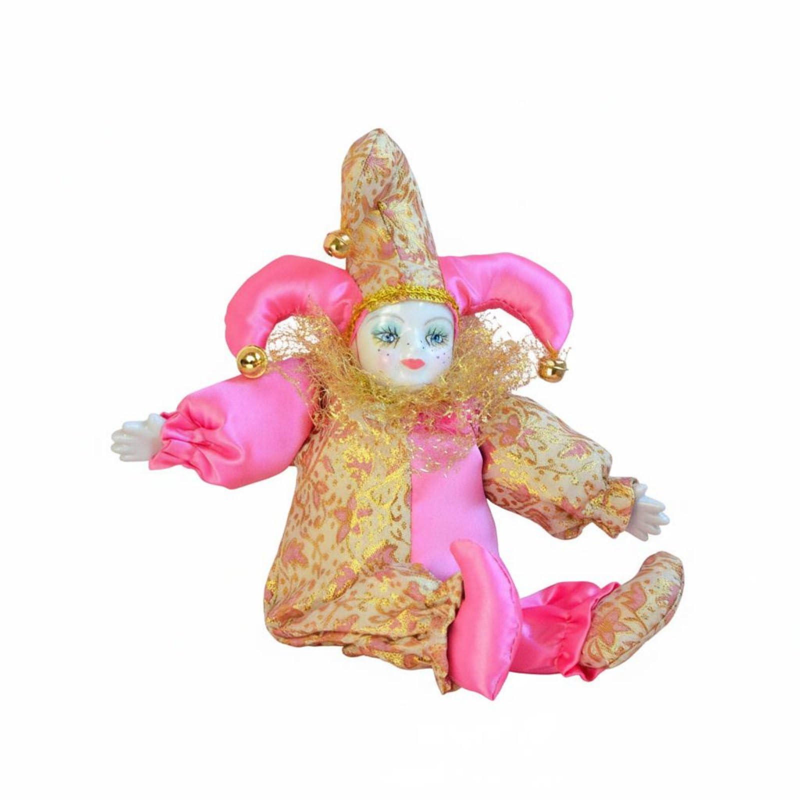 黒竹（京都）ピエロの人形（古布） Amazon.co.jp: predolo ピエロ人形 プチギフト 手作り布製ピエロ 2WAY
