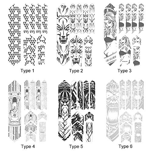 HXBER Bike Frame Sticker Mountain Bike Scratch Resistant Frame or Removable Sticker Road Bike Frame Adhesive Guard Cover