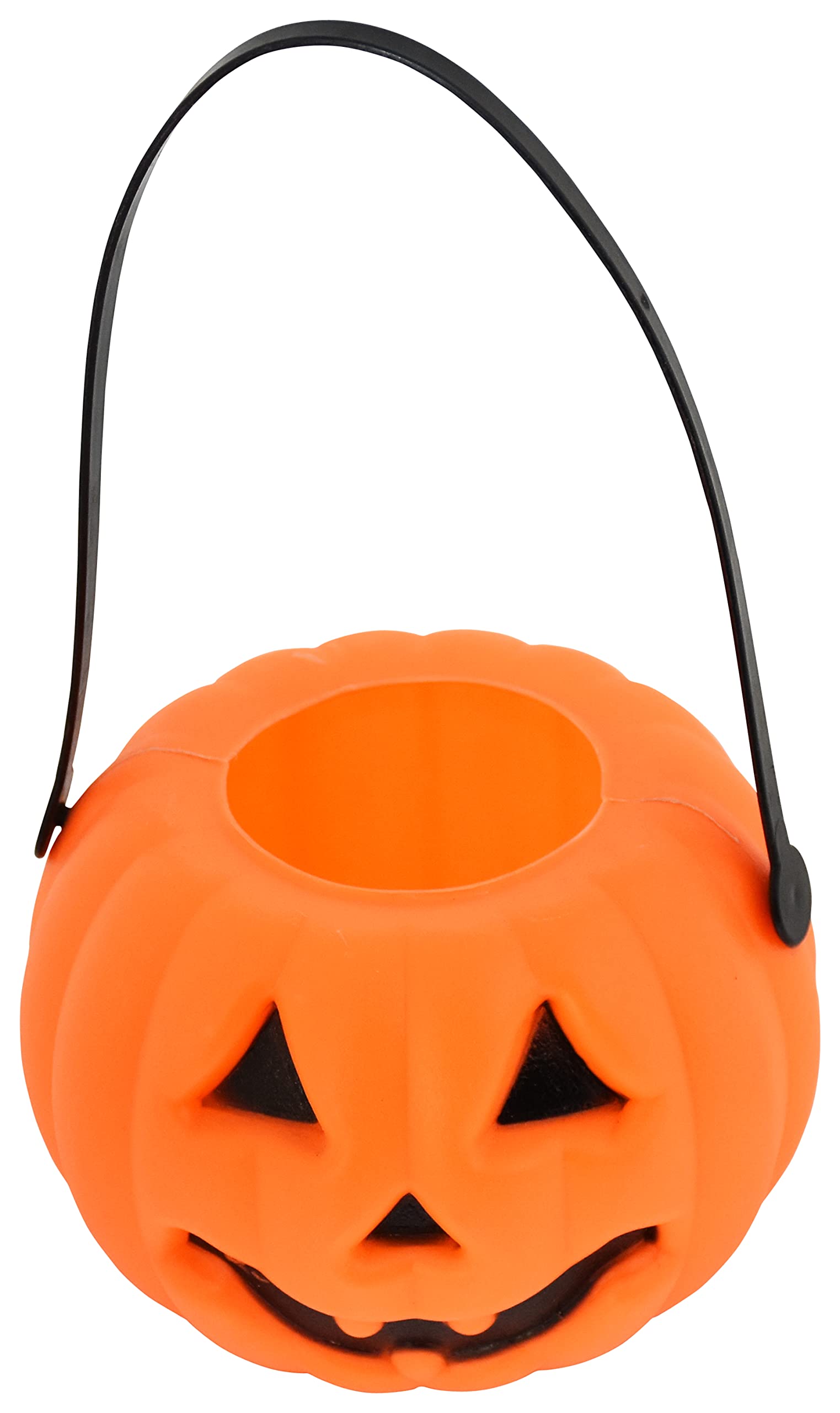 Jagmag® 1 pcs 6inch Halloween Pumpkin Basket, Candy Bag Halloween Ghost Pumpkin Skull Kids Gift Bag Trick-or-Treat Halloween Decorative Party Supplies (Random Design)