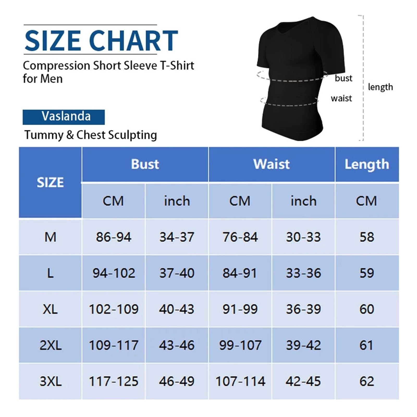 Camiseta Faja Hombre Camisa de compresión Adelgazante for Hombre, Moldeador de Cuerpo, Camiseta Interior con Cuello en V
