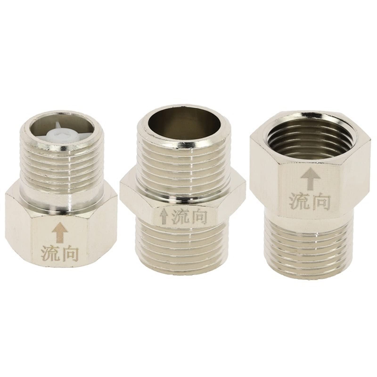 Clapet anti-retour pour rénovation plomberie WC cuivre mâle femelle DN20