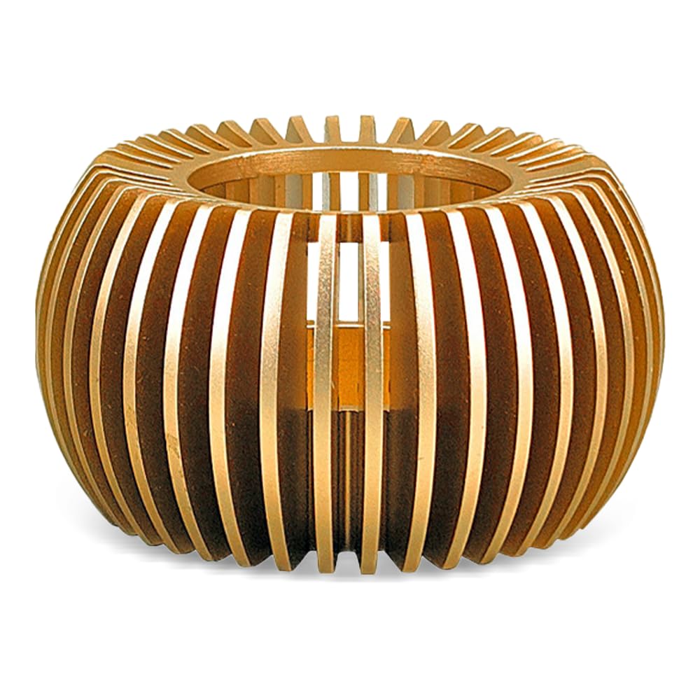 BNGXR Teapot Warmer Stainless Steel Teapot Warmer with Tea Light Holder - Stable Does Not Rattle for Heating Tea, Milk, Coffee & Hot Drinks and Other Heat-Resistant Pots Warms, Gold