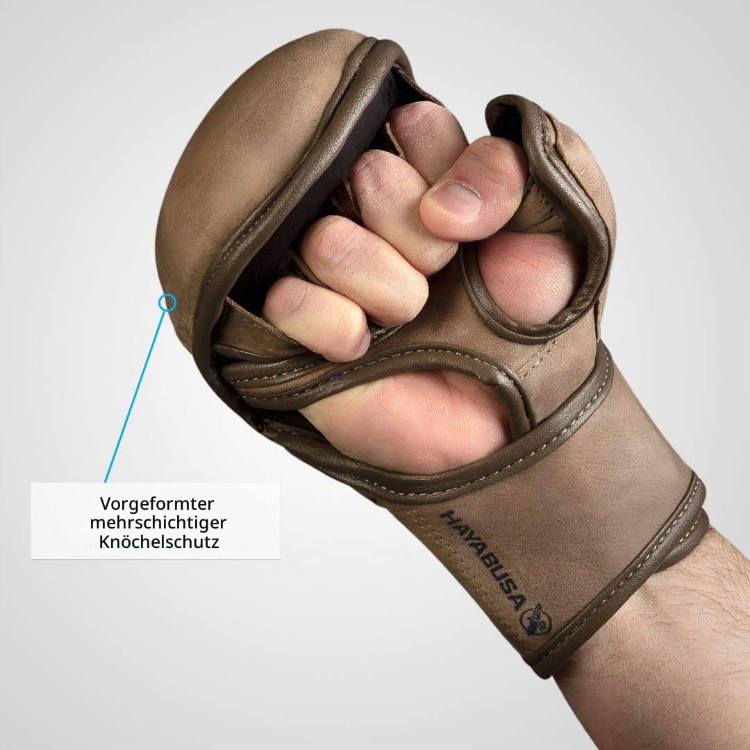 Hayabusa T3 LX 7oz Hybrid-Handschuhe aus Leder Ideal für Kampf