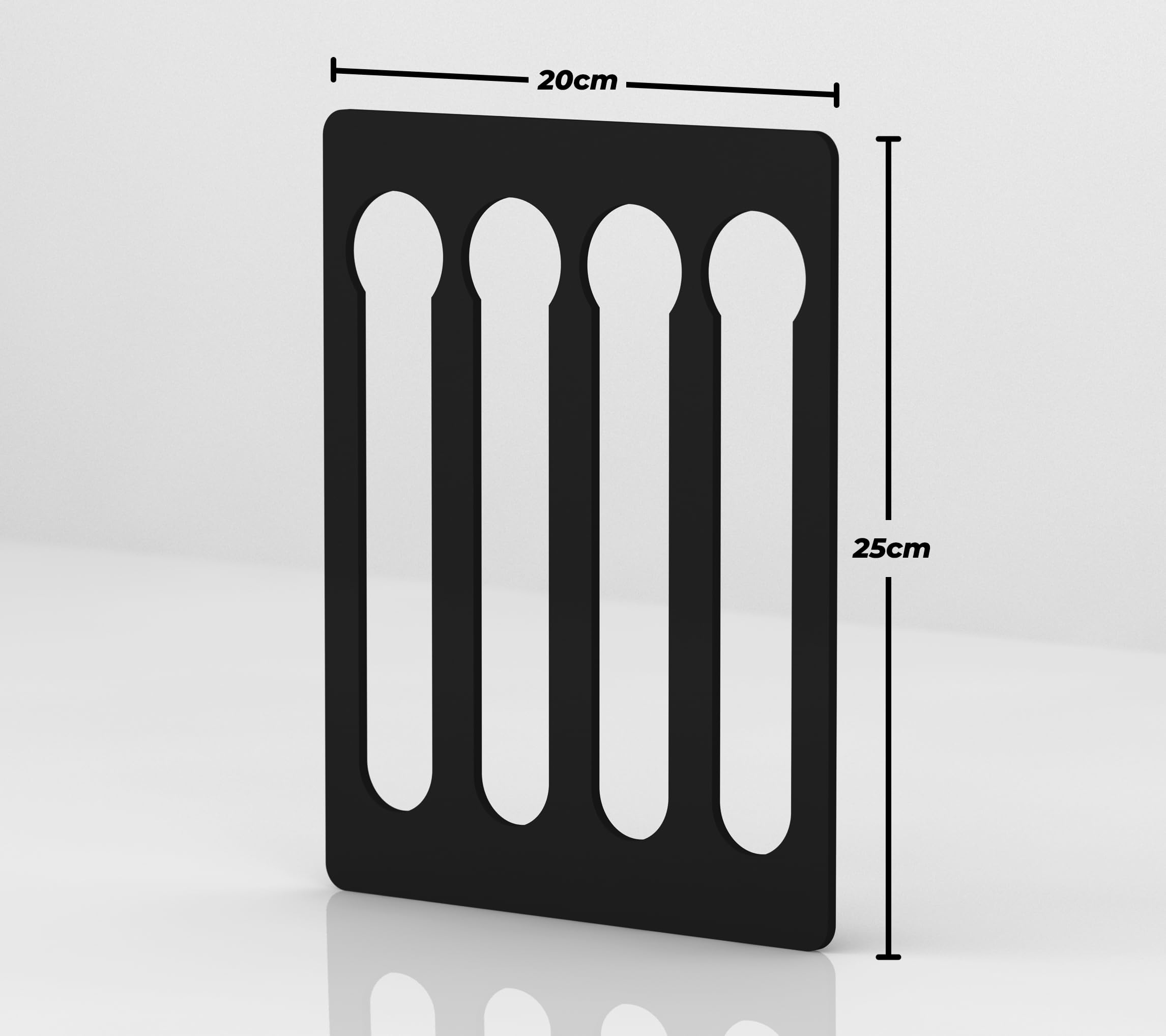 NewGround Designs Portacapsule per capsule Nespresso (20 pezzi) – Dispenser di capsule, supporto per capsule, supporto da parete senza fori