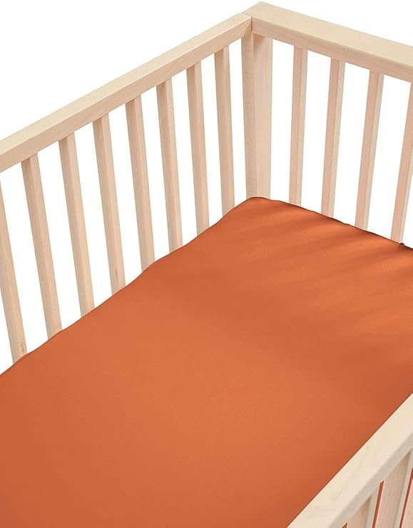 SLEEPY SILK Baby Silk Crib Fitted Sheet Silk Crib Sheet