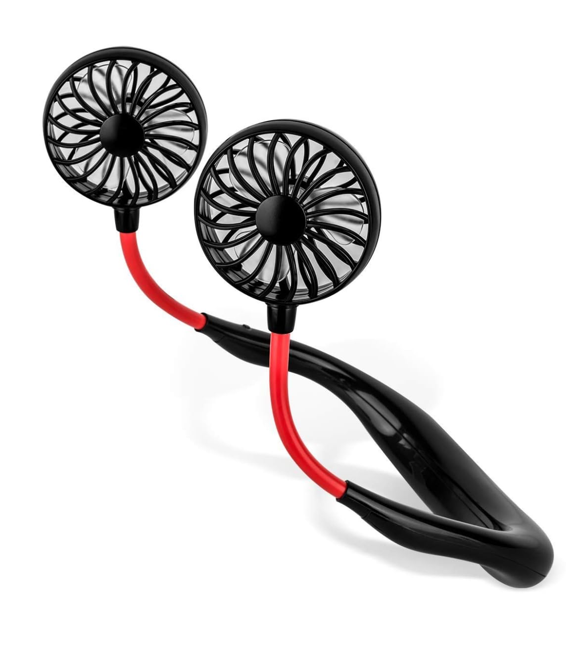 WILLS TOP Portable Neck Fan with USB Rechargeable, Hands-Free Bladeless Mini Fan with 3 Speeds Mode, 48 Air Outlets, Portable Wearable Design for Travel, Sports, and Office Use (Black) (B0D73SZ3S2) Amazon Price History, Amazon Price Tracker