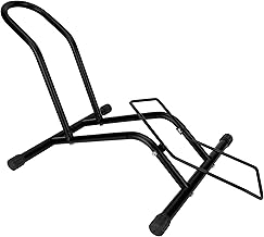 Belle Vous Schwarzer Fahrradständer Boden - Passend für 8-11 cm Breite Fahrradreifen - Tragbarer Fahrradständer Mountainbike & Rennrad - Für den Innen- und Außenbereich, Haus oder Garage