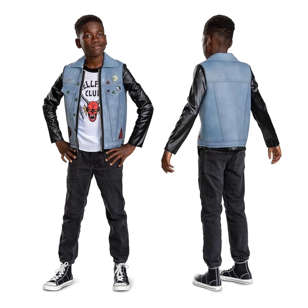 DISGUISE 124449G-15L Stranger Things Costume 10-12 Fancy Dress, Boys, Eddie S4 Tween Classic (EU)