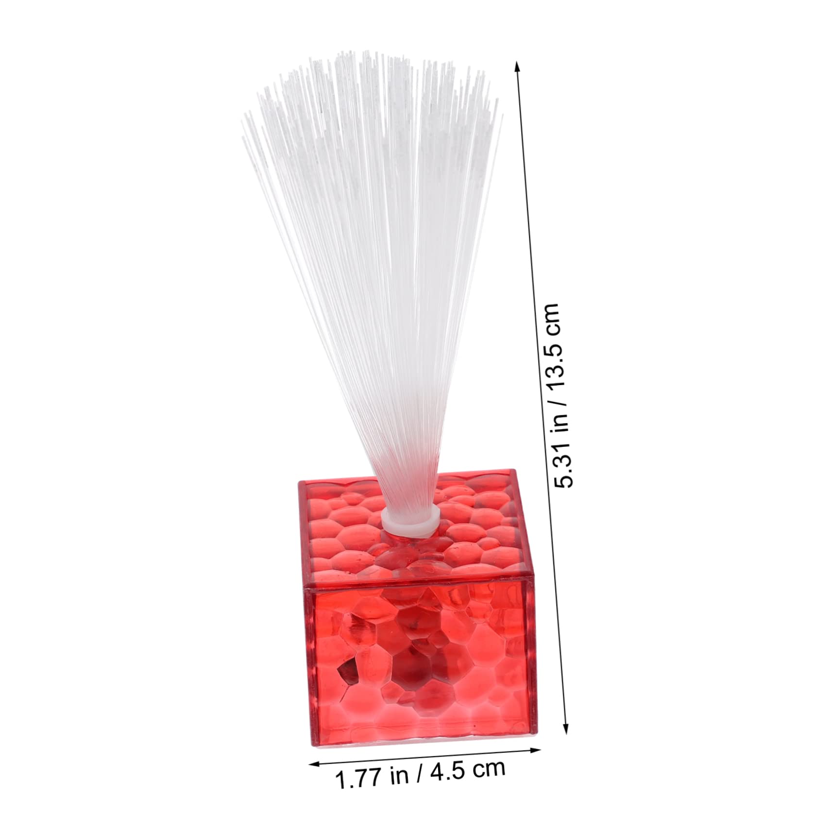 ORFOFE 6 Pack Led Fiber Optic Lights Sensory Lamps for Centerpieces Wedding Decor Battery-Powered Party Lights