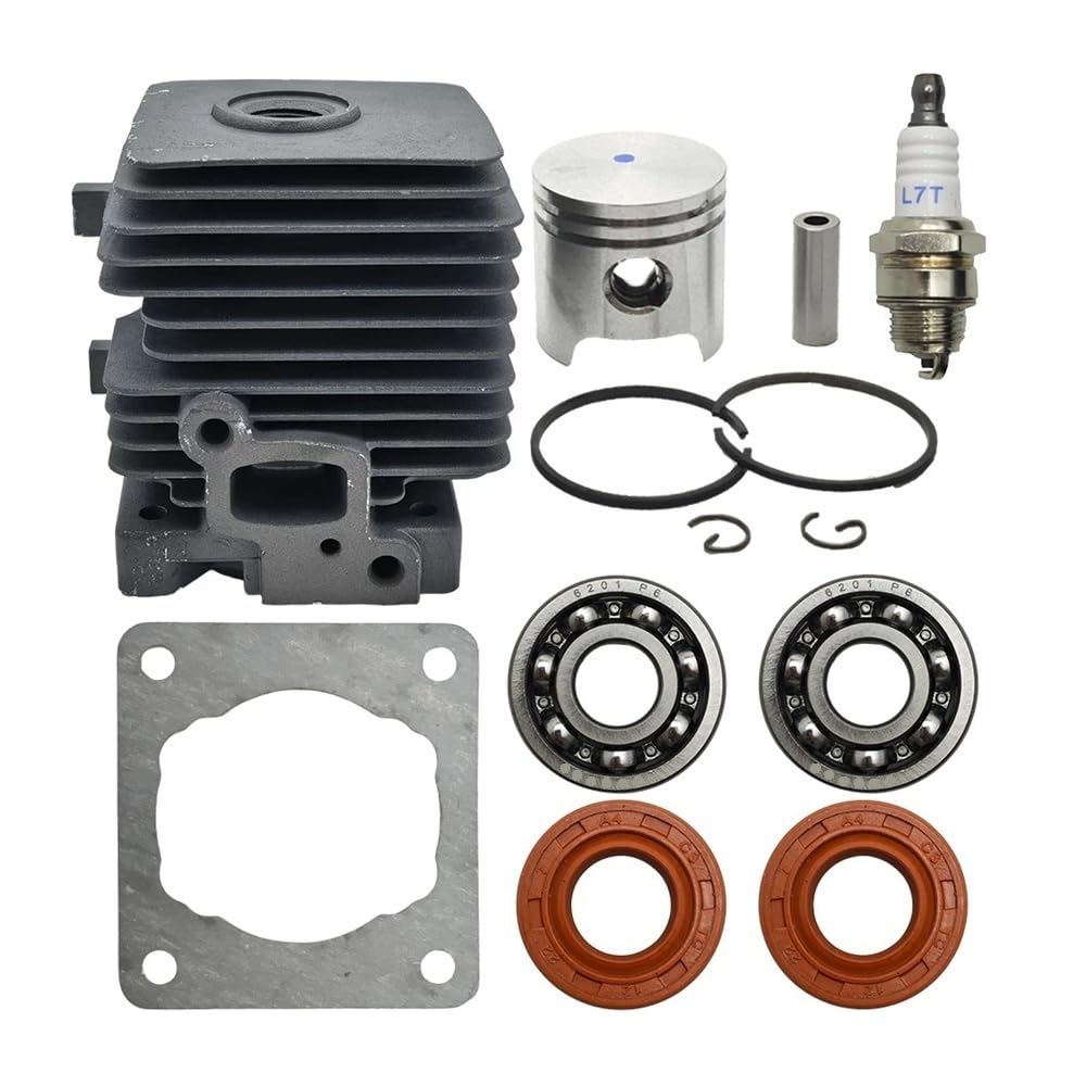 Kit de pistón de cilindro de 34mm de alta compresión compatible con desbrozadora FS45 y HL45