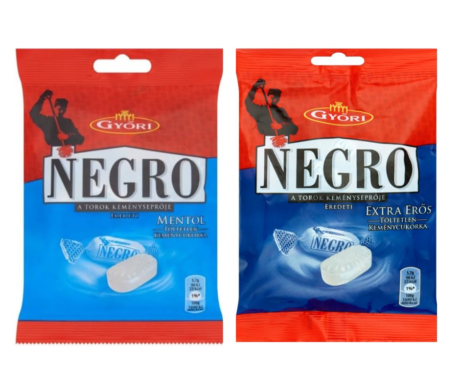 Amazon.com : Hungarian Negro Hard Candy (Menthol & Extra Menthol