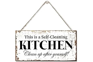 Charming Funny Kitchen Wall Decor Sign
