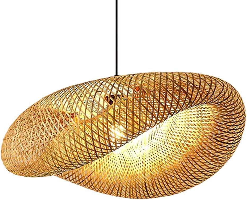 Suspension bambou 50 cm pour une chambre parentale style campagne