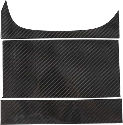 Miniatura 6 de Caja de almacenamiento de control central de fibra de carbono real, cubierta de panel compatible con Jaguar F-Type 2013-2022, consolas centrales,