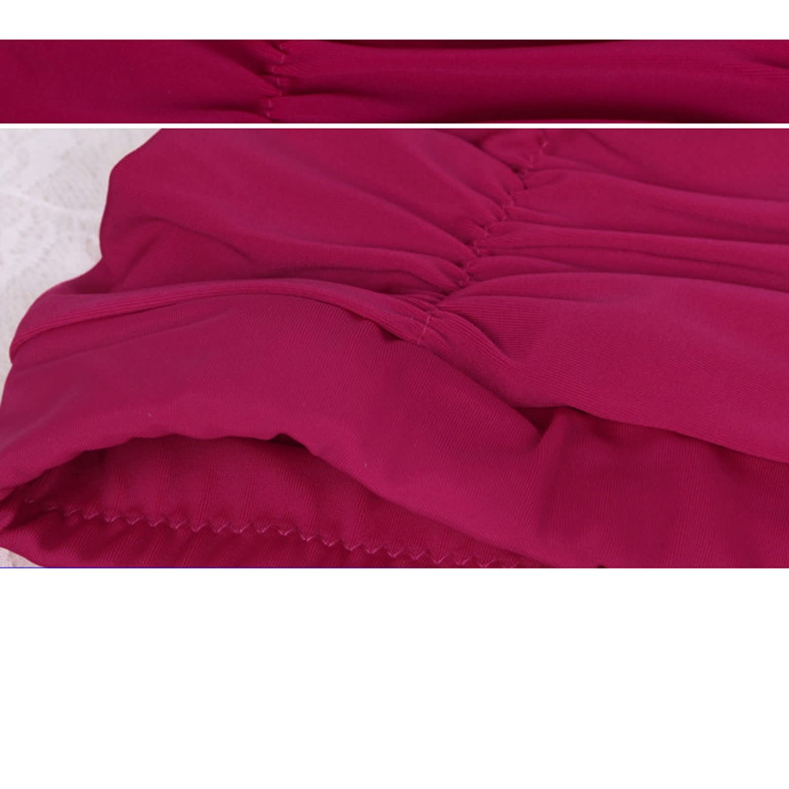 Cuffia da nuoto unisex, elasticizzata, morbida, per adulti, ad alta elasticità, antiscivolo, con stampa da spiaggia, piscina, sport, immersioni, balneazione, per capelli lunghi (4)
