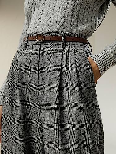 LilySilk Wool-Flannel Suit Trousers for Women Soft Silk Lined Business Blazer Suit Pants Office Work Formal Occasions4