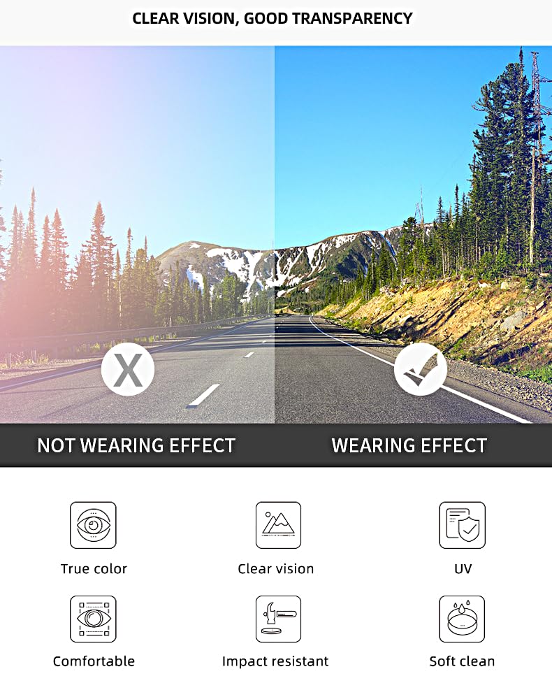 Black Polarized Sunglasses for Men and Women – Classic Retro Style, Lightweight UV Protection Shades for Driving, Fishing & Outdoor Activities4