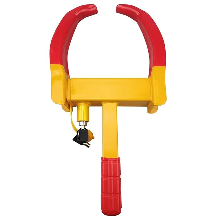 Buy Tire Clamp Wheel Lock, Heavy Duty Steel Trailer Wheel Lock Boot