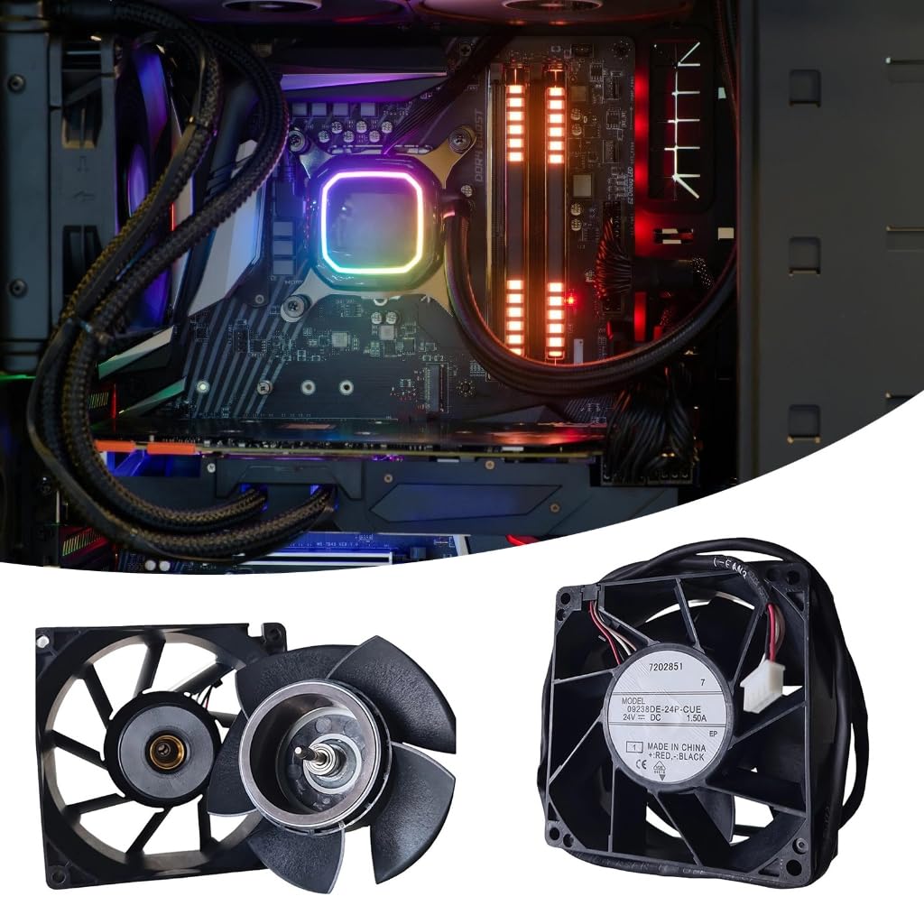 90 x 90 x 38 mm 24 V 1,5 A cichy wentylator PC do komputera PC obudowa GPU wentylator procesora grzejnik