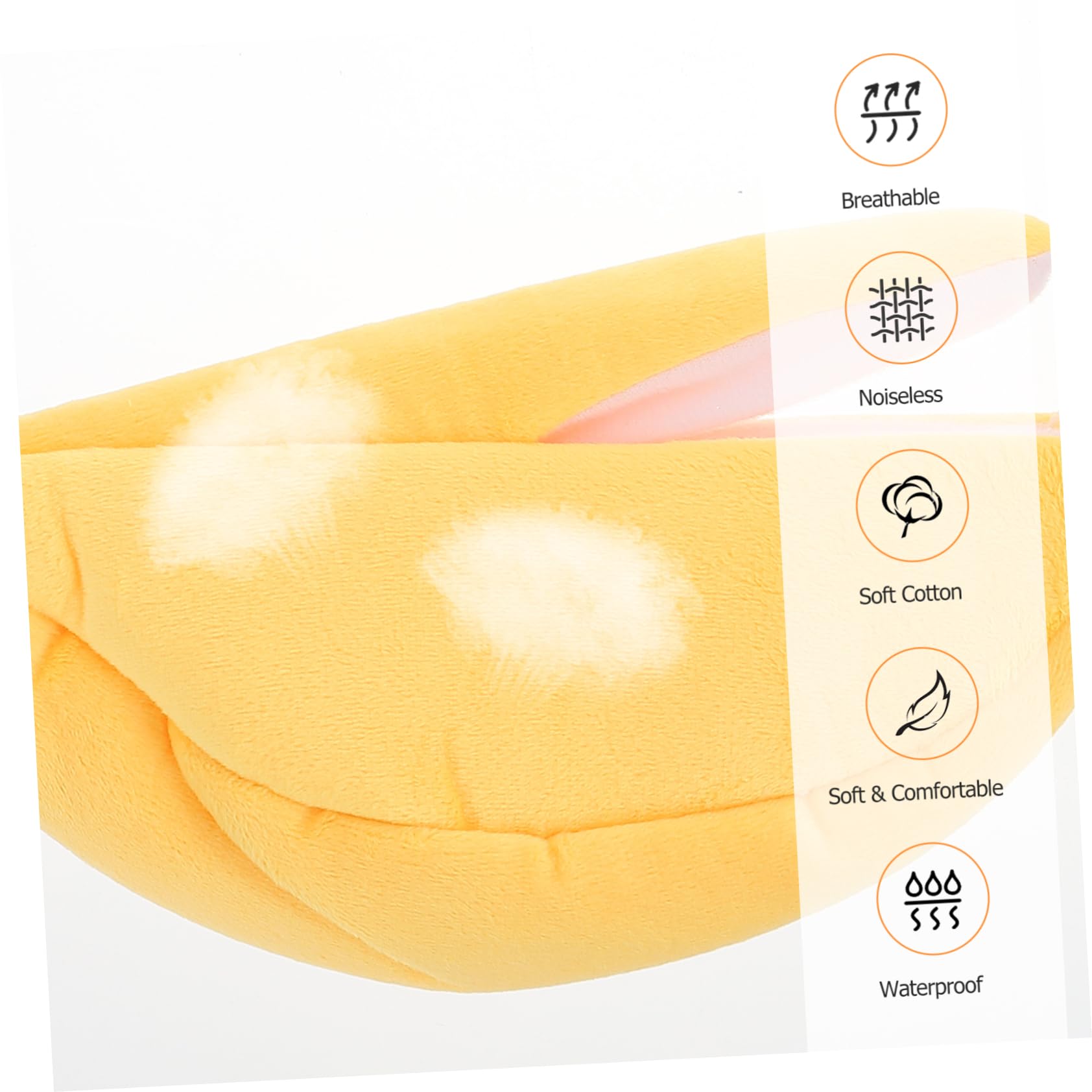 Parliky Hanging Banana House Hammock for Small Animals Cozy Bed Nest for Hamsters Squirrels and Sugar Gliders Premium Warm and Comfortable Cage Accessory