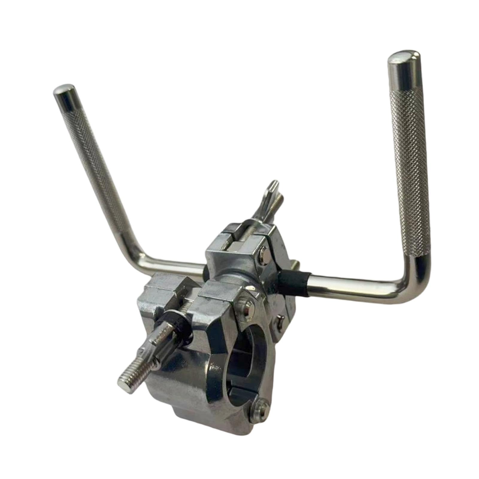 Drum Rack Clamp Percussion Holder Tube Clip Adjustable Double L Rod for Tom Style B-image-42