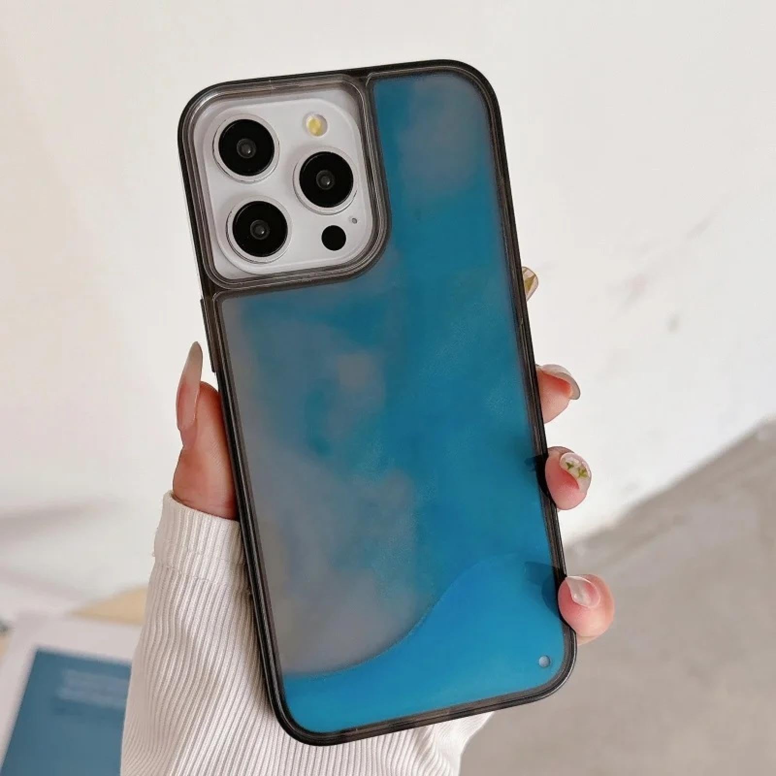 Coque de protection quicksand iPhone 16 Pro Max contre les rayures