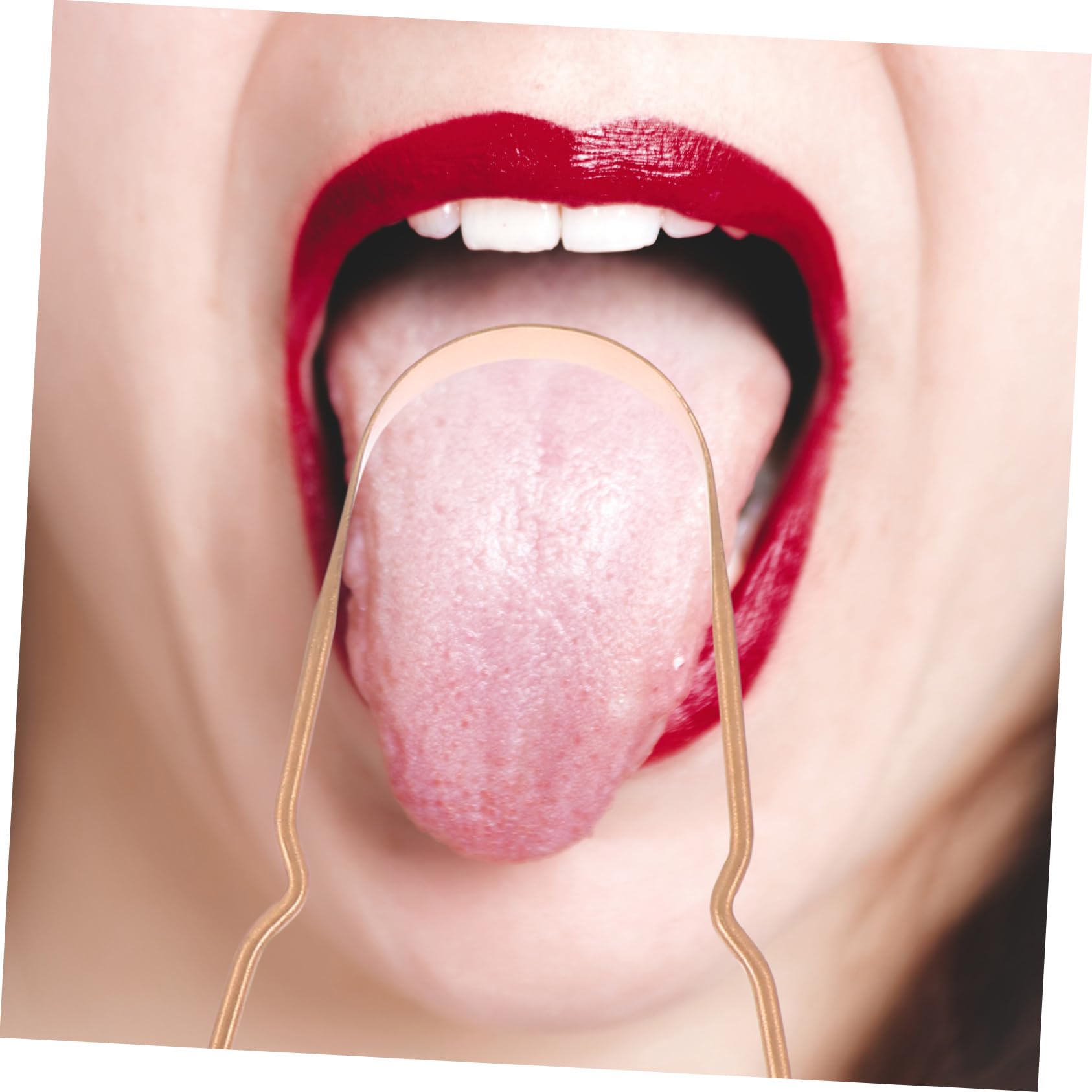Healeved 10pezzi Pratico Raschietto Per Lingua Rame Con Scatola Strumento Di Pulizia Orale Per Rimuovere Lingua e Combattere Alito Cattivo Leggero e Compatto Facile Da Usare