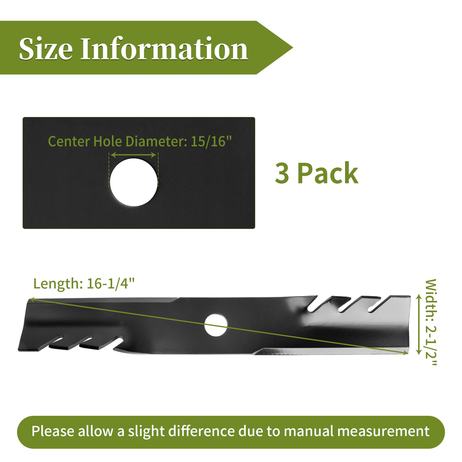 Amazon.com : Mulching Blades 103-6396 Compatible with Turf Tracer