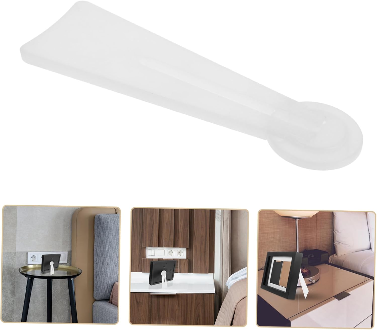ABOOFAN Self-Adhesive Photo Frame Holders Large Plate Stand for Display Easel Back Stand Back