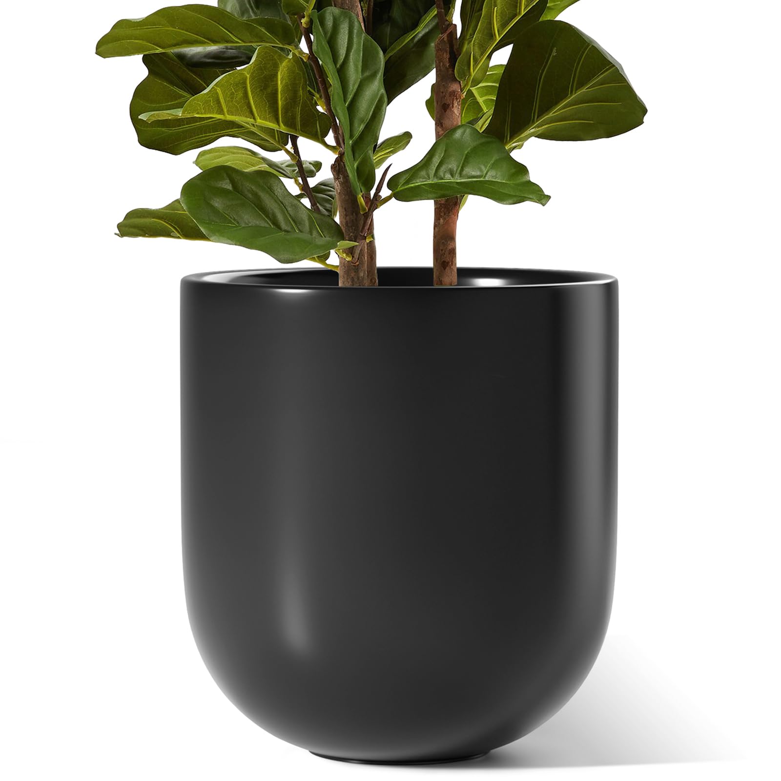 LE TAUCI 12 Inch Ceramic Plant Pot