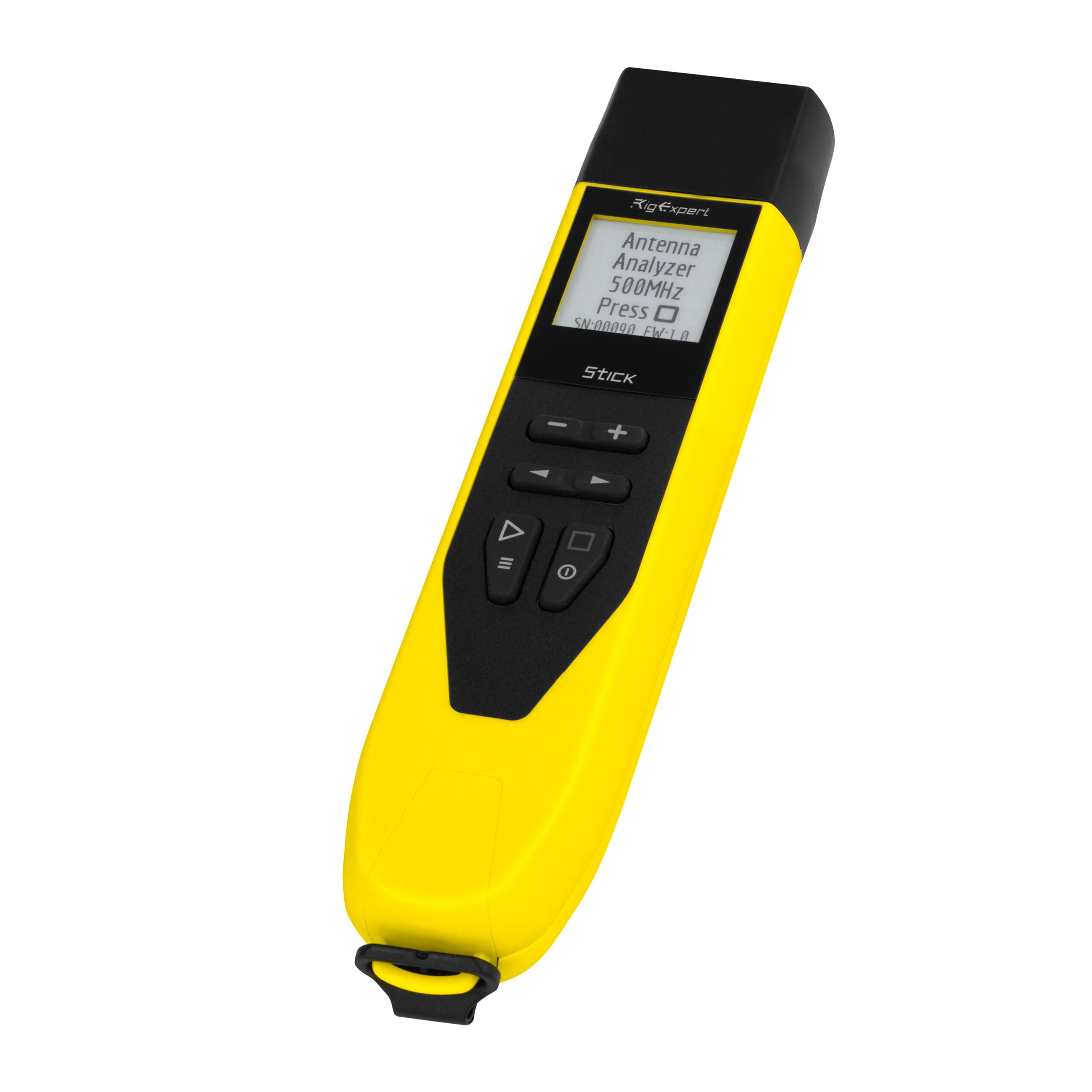 Rig Expert Stick500 Antennen- und Kabelanalysator, 0,1–500 MHz, SWR- und Impedanzmessgerät mit E-Ink-Display, Bluetooth und SO-239