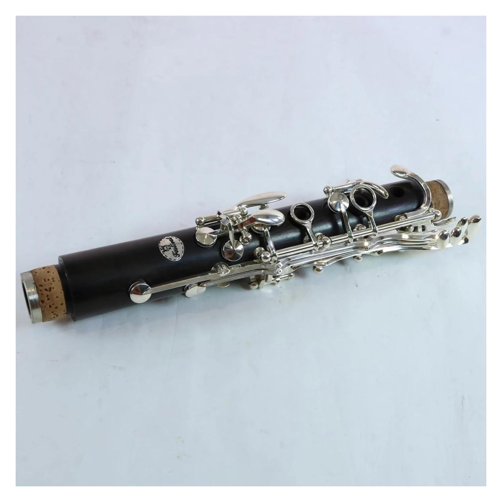 Clarinetes De Tono Bb Con Cuerpo De Baquelita De 17 Teclas Clarinetes De Llave Chapados En Plata Profesionales Con Boquilla Kit de Clarinete