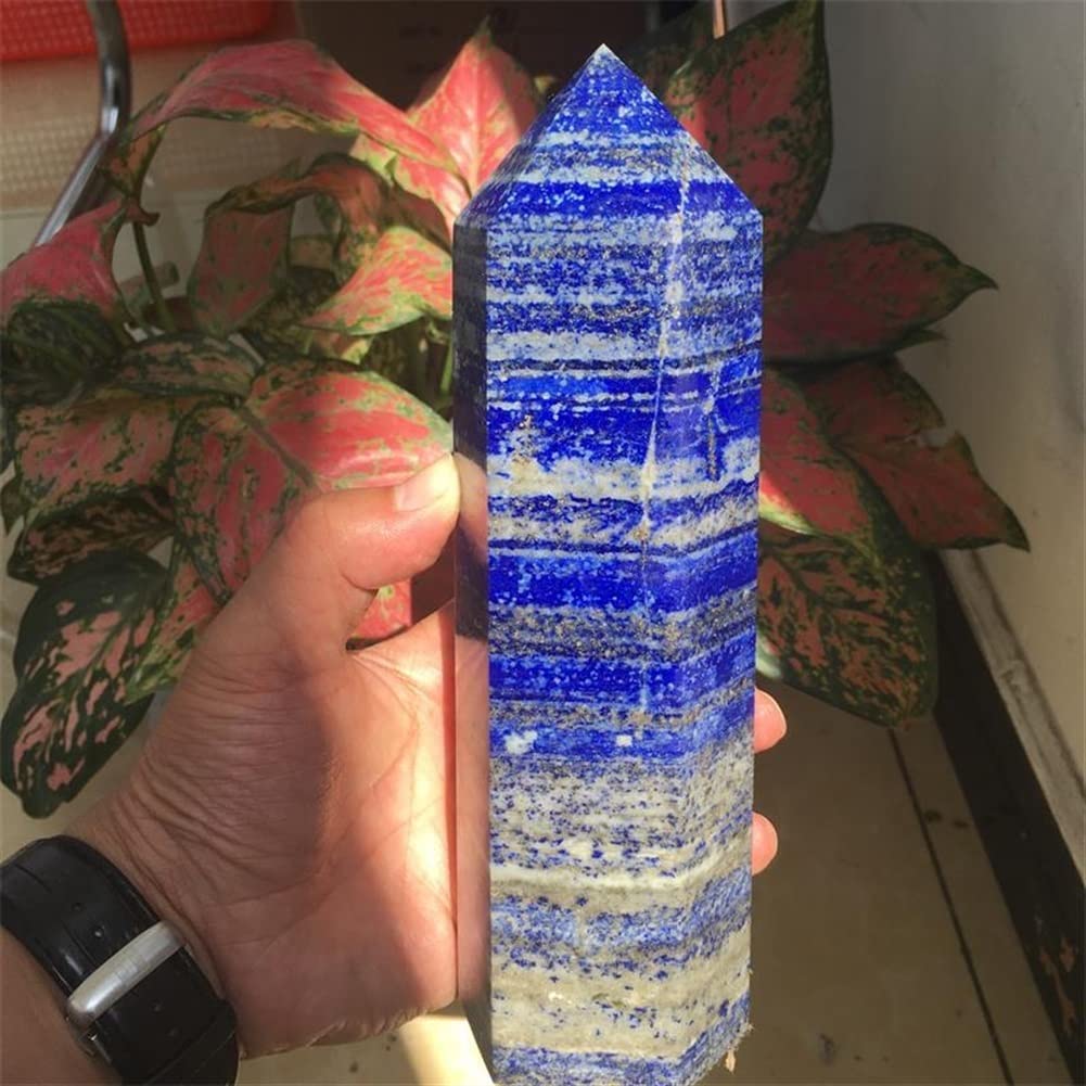 Natural Lapis Lazuli Pillar ore Quartz Crystal Rod Point Column Beautiful Crystal FZUGEDRLI